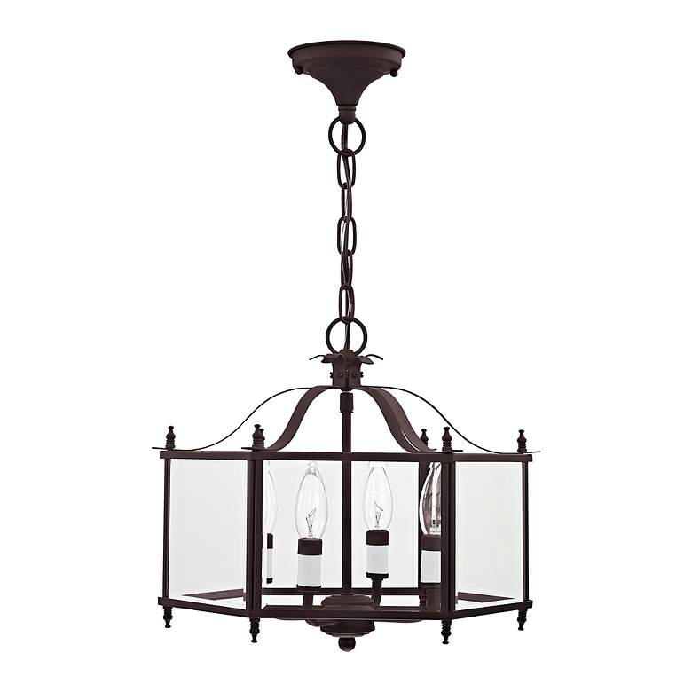 Image 3 4 Light Bronze Convertible Pendant/Ceiling Mount more views