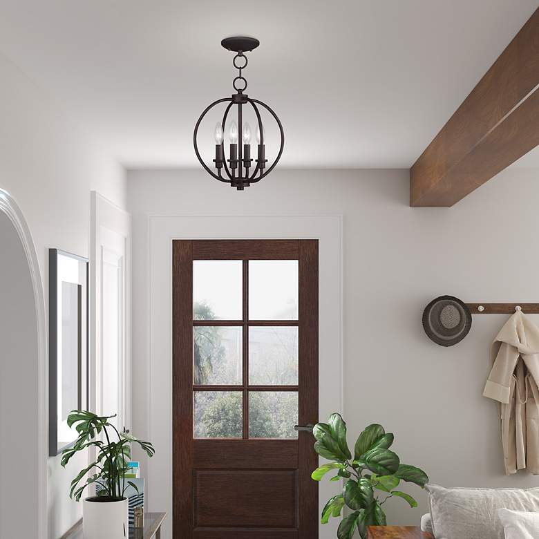 Image 6 4 Light Bronze Lantern/Ceiling Mount more views