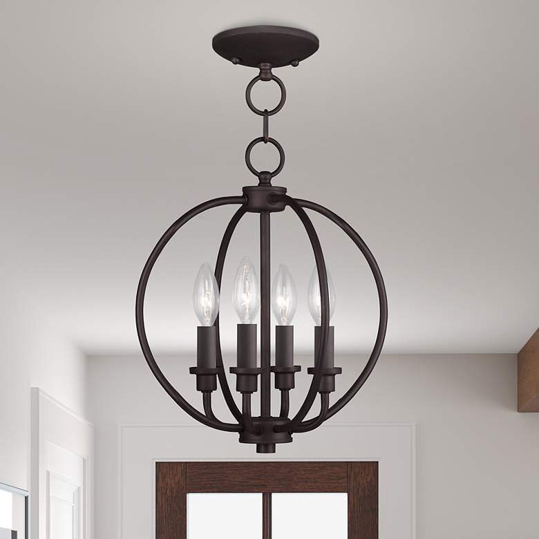 Image 7 4 Light Bronze Lantern/Ceiling Mount more views
