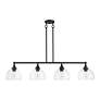 3_4 Light Bronze Large Linear Chandelier more views