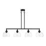 4_4 Light Bronze Large Linear Chandelier more views