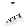 7_4 Light Bronze Large Linear Chandelier more views