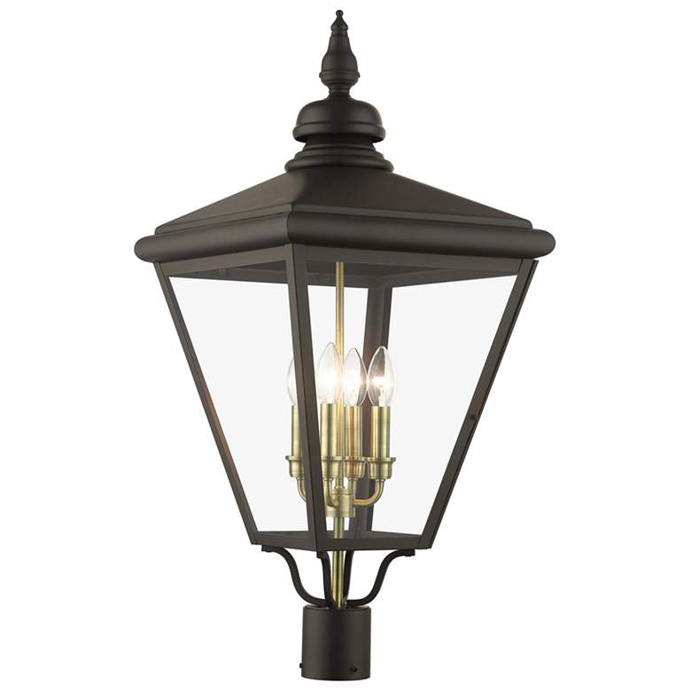 Image 1 4 Light Bronze Outdoor Extra Large Post Top Lantern