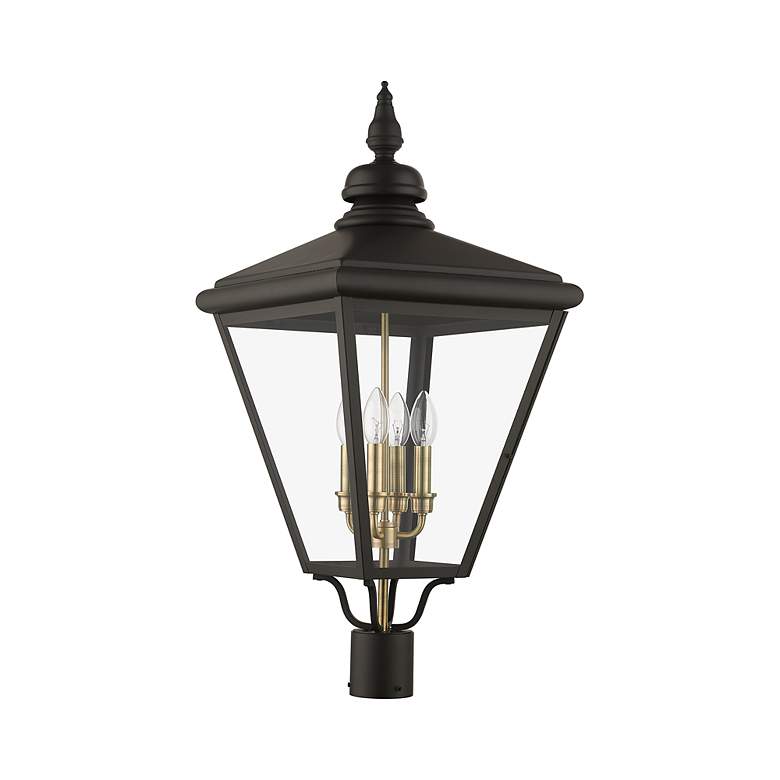 Image 3 4 Light Bronze Outdoor Extra Large Post Top Lantern more views