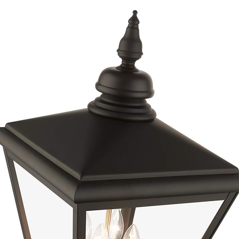 Image 6 4 Light Bronze Outdoor Extra Large Post Top Lantern more views