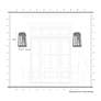 4_4 Light Bronze Outdoor Extra Large Wall Lantern with Antique Brass Candles more views