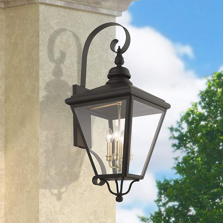 Image 1 4 Light Bronze Outdoor Extra Large Wall Lantern