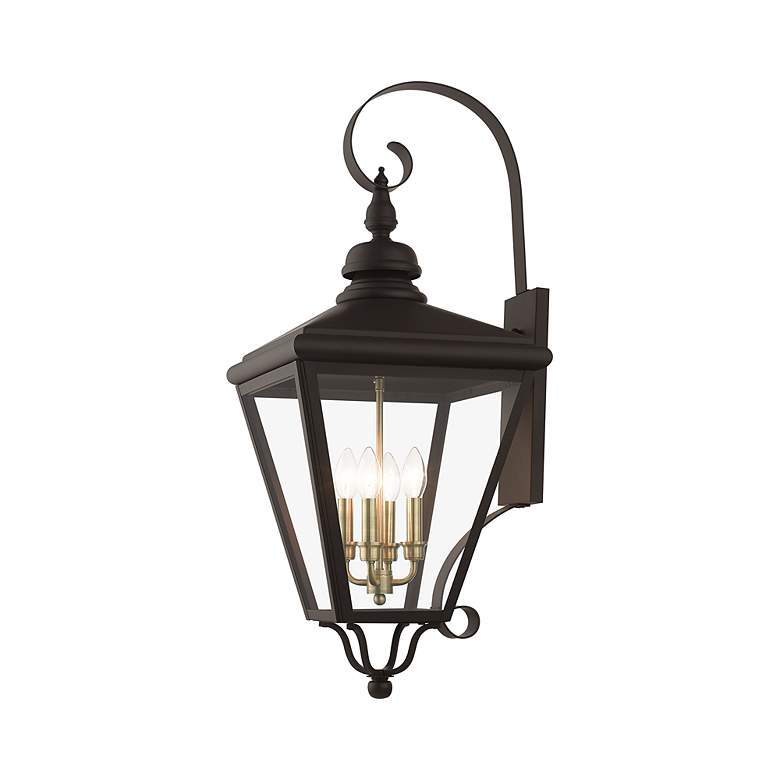 Image 6 4 Light Bronze Outdoor Extra Large Wall Lantern more views