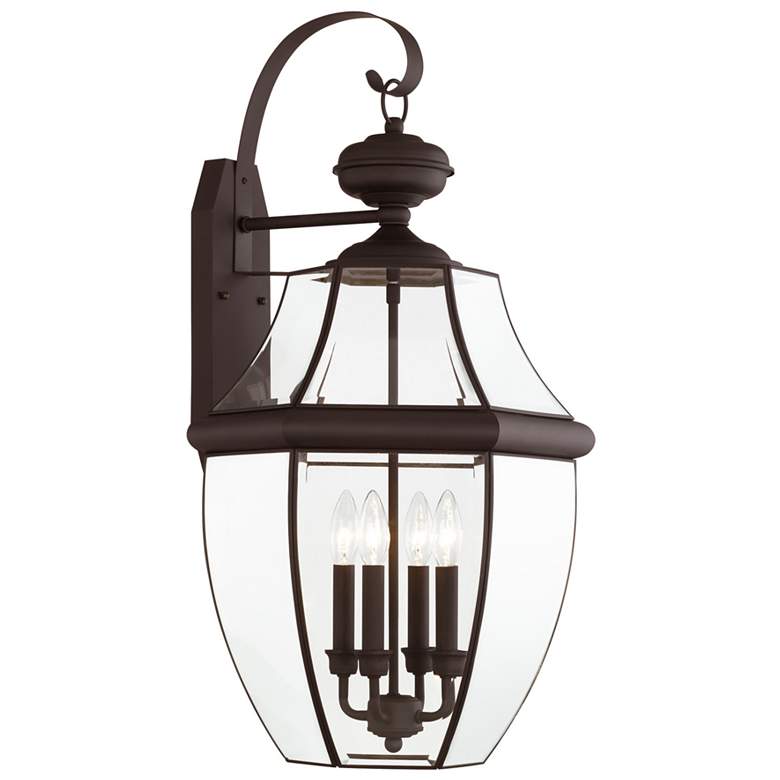 Image 1 4 Light Bronze Outdoor Wall Lantern