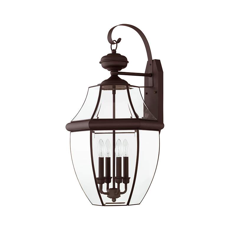Image 3 4 Light Bronze Outdoor Wall Lantern more views