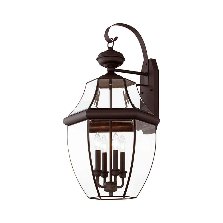 Image 5 4 Light Bronze Outdoor Wall Lantern more views
