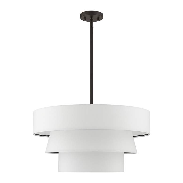Image 3 4 Light Bronze Pendant Chandelier more views