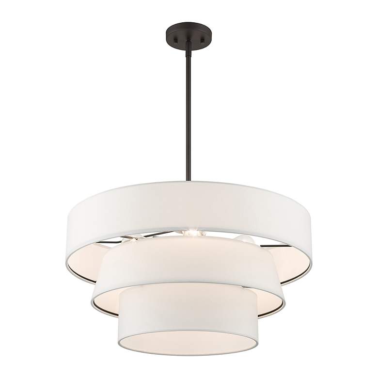 Image 5 4 Light Bronze Pendant Chandelier more views