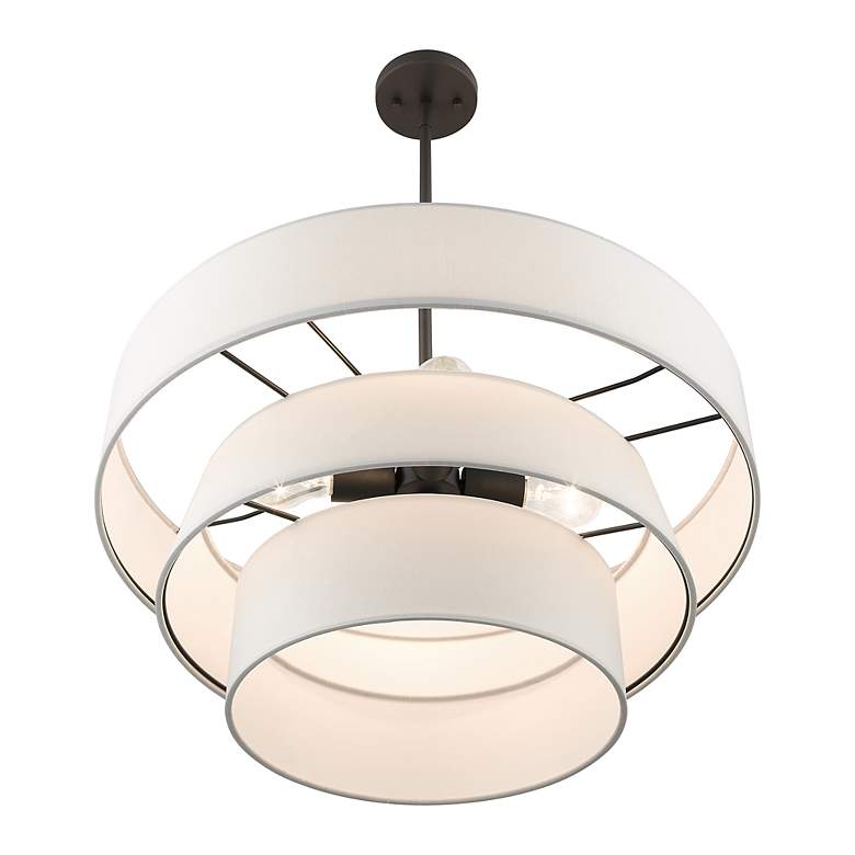 Image 6 4 Light Bronze Pendant Chandelier more views