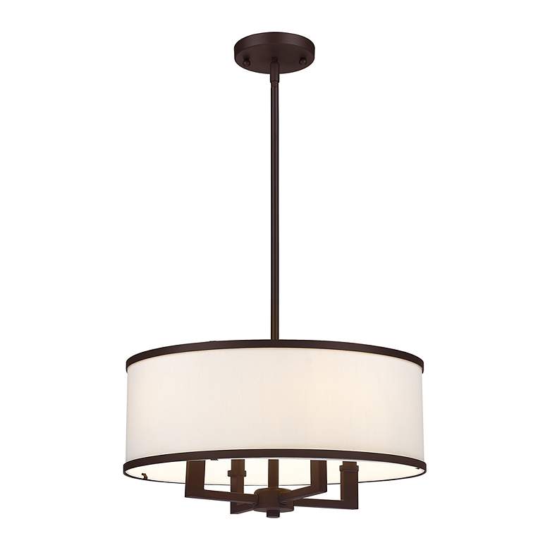 Image 5 4 Light Bronze Pendant Chandelier more views