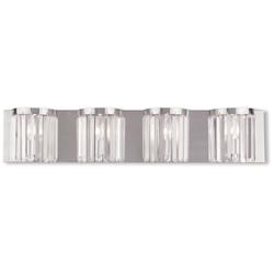 4 Light Brushed Nickel ADA Bath Vanity
