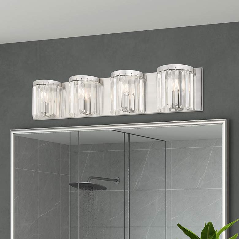 Image 1 4 Light Brushed Nickel ADA Bath Vanity