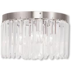 4 Light Brushed Nickel Ceiling Mount