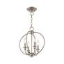 5_4 Light Brushed Nickel Chain Lantern more views