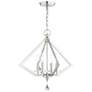 2_4 Light Brushed Nickel Chandelier