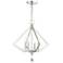 4 Light Brushed Nickel Chandelier