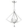 4_4 Light Brushed Nickel Chandelier more views
