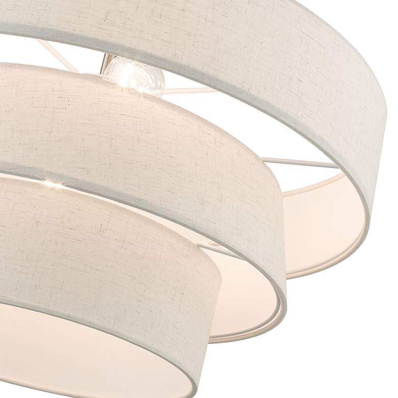 Image 7 4 Light Brushed Nickel Pendant Chandelier more views