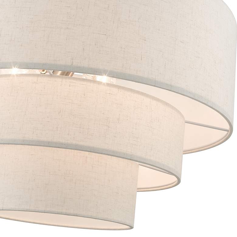 Image 7 4 Light Brushed Nickel Pendant Chandelier more views