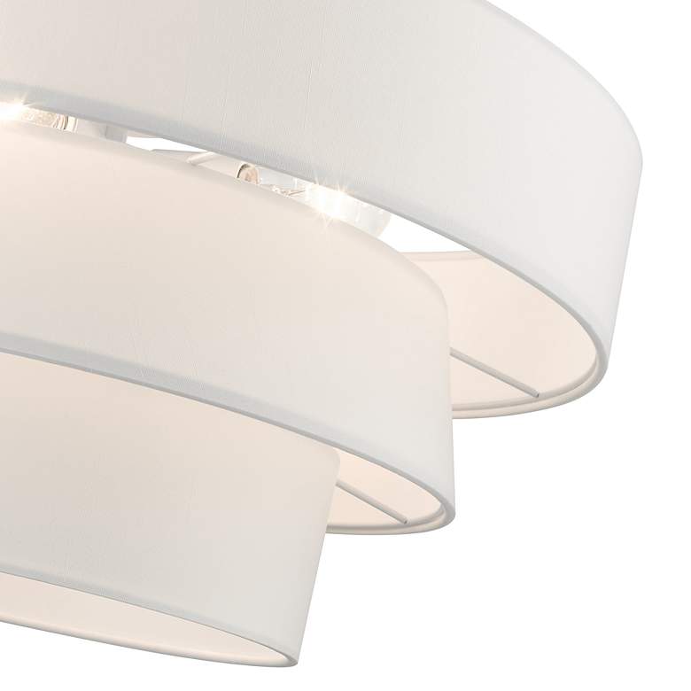 Image 7 4 Light Brushed Nickel Pendant Chandelier more views