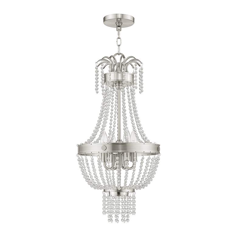 Image 3 4 Light Brushed Nickel Pendant more views