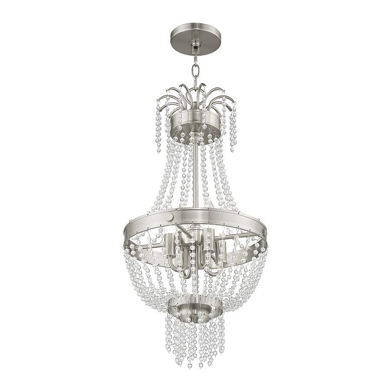 Image 5 4 Light Brushed Nickel Pendant more views