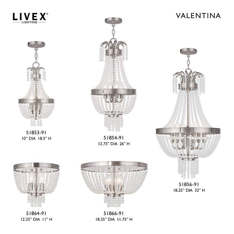 Image 7 4 Light Brushed Nickel Pendant more views