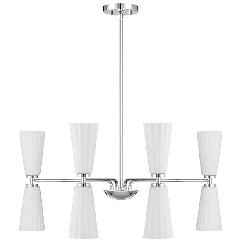 Image 2 4-Light Chandelier in Brushed Nickel more views