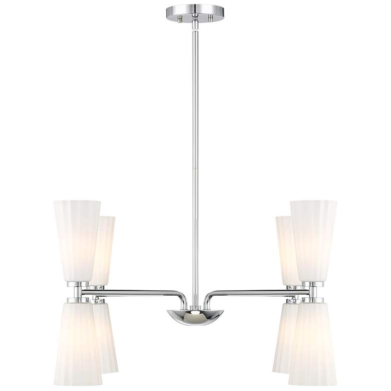 Image 3 4-Light Chandelier in Brushed Nickel more views