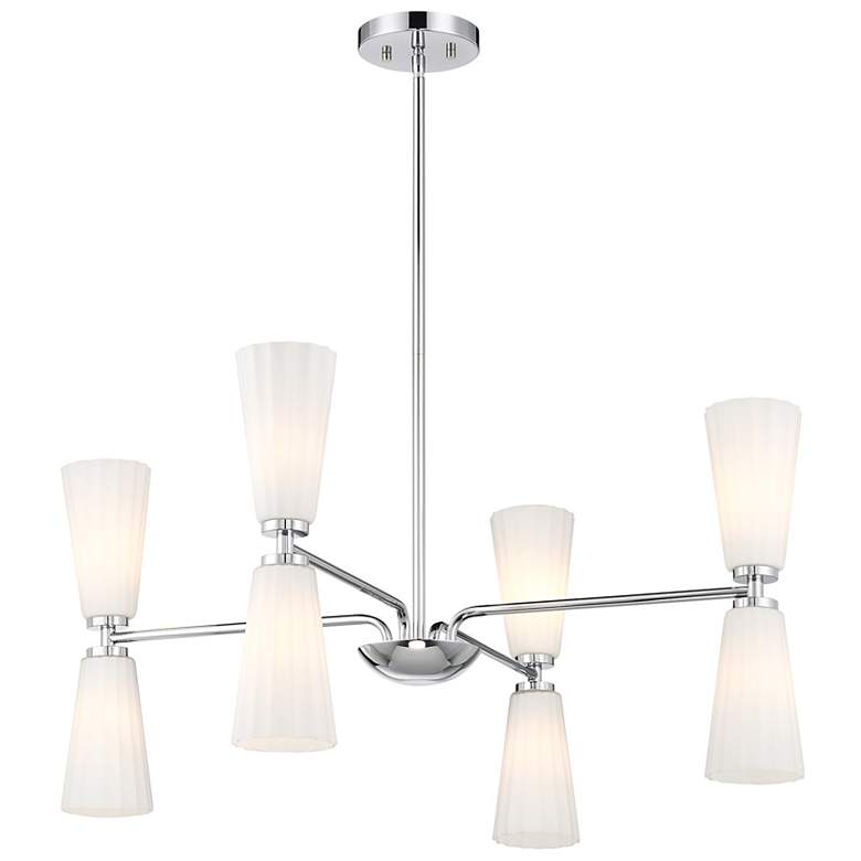 Image 4 4-Light Chandelier in Brushed Nickel more views