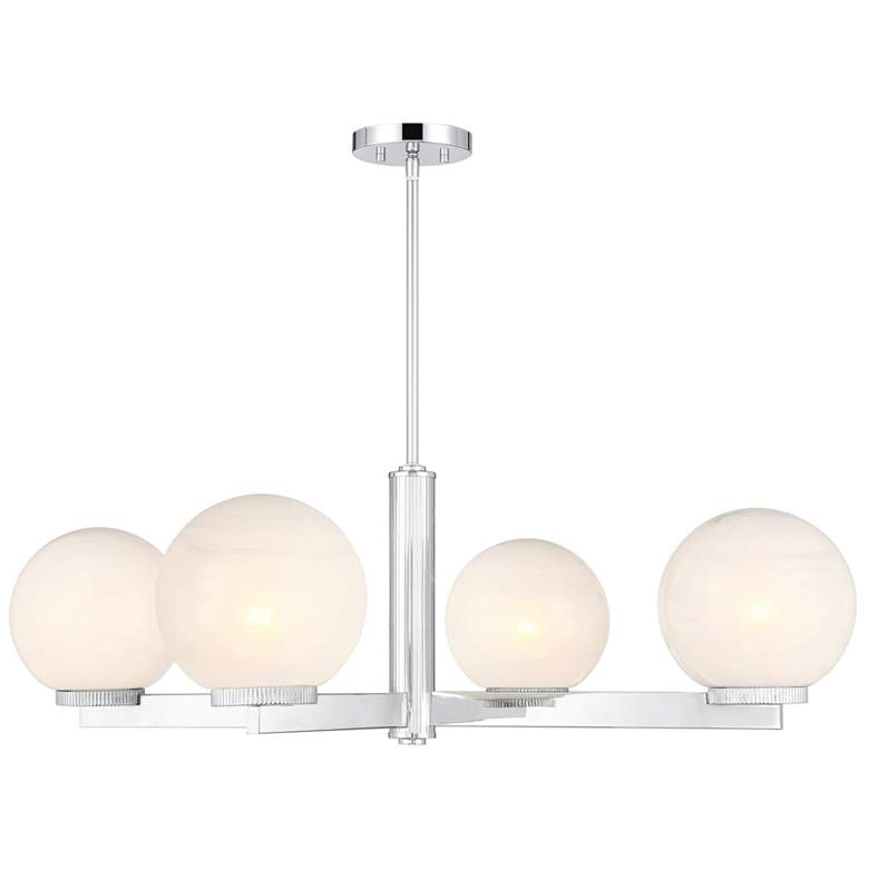 Image 1 4-Light Chandelier in Chrome