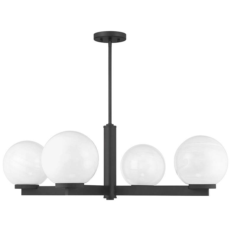 Image 2 4-Light Chandelier in Matte Black more views