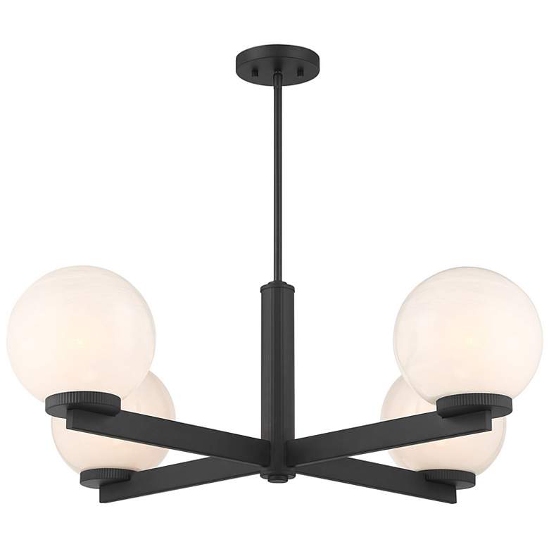 Image 5 4-Light Chandelier in Matte Black more views