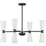 2_4-Light Chandelier in Matte Black more views