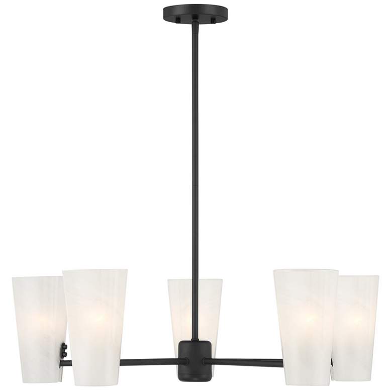 Image 1 4-Light Chandelier in Matte Black