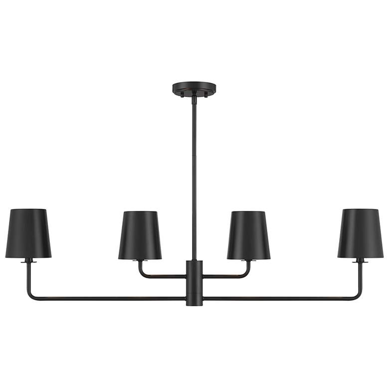 Image 3 4-Light Chandelier in Matte Black more views