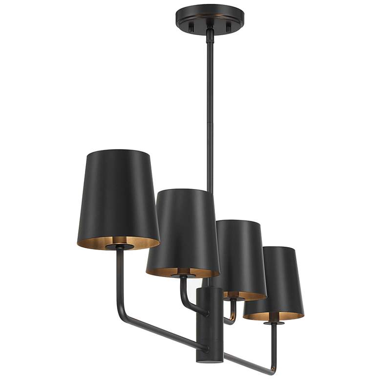 Image 5 4-Light Chandelier in Matte Black more views