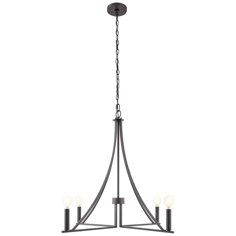 Image 1 4-Light Chandelier in Matte Black