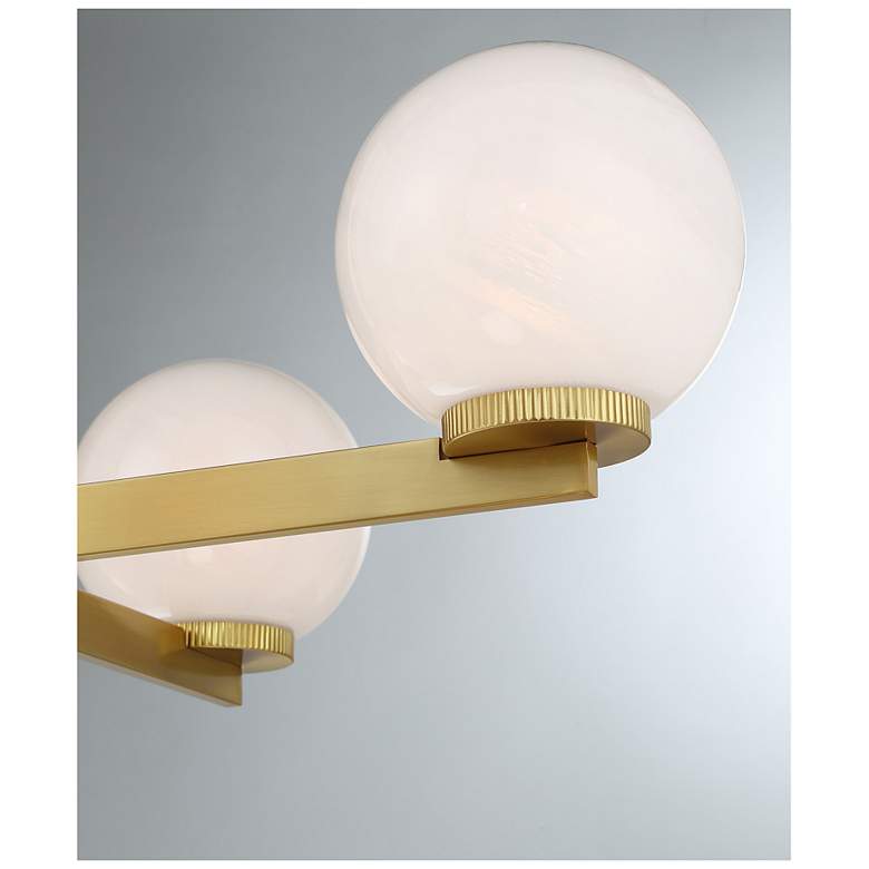 Image 6 4-Light Chandelier in Natural Brass more views