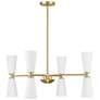 2_4-Light Chandelier in Natural Brass more views