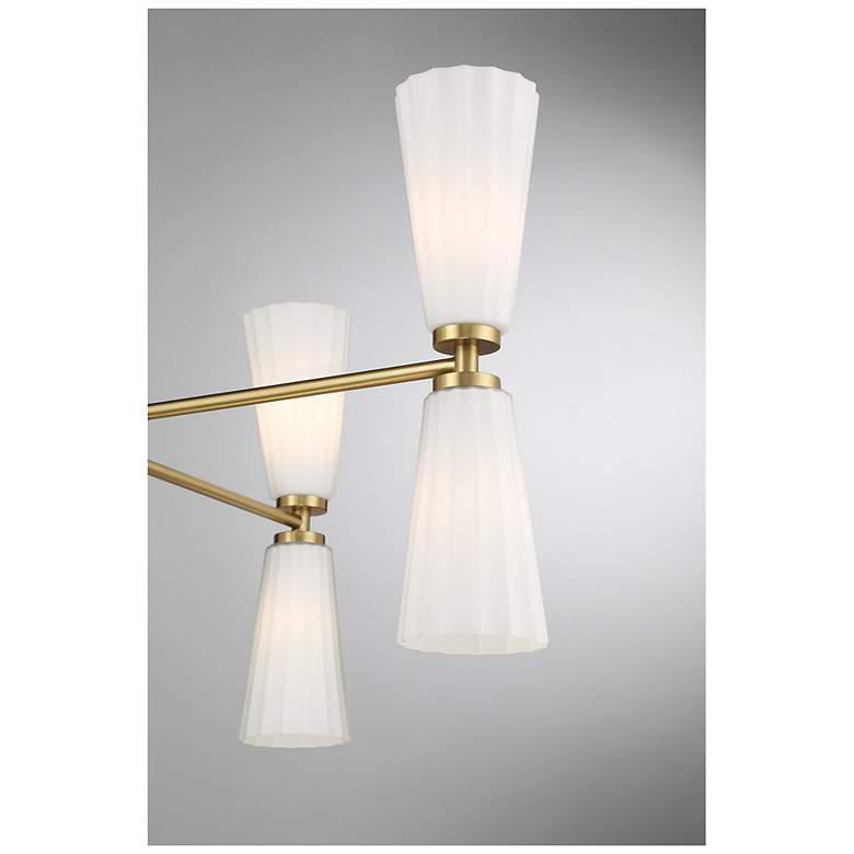 Image 6 4-Light Chandelier in Natural Brass more views