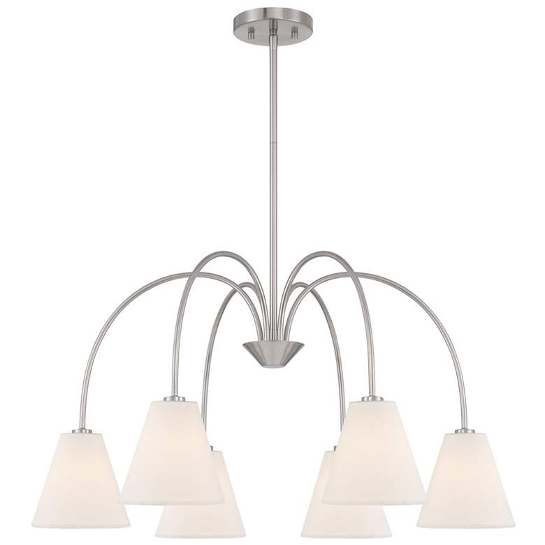 Image 3 4-Light Chandelier in Natural Brass more views