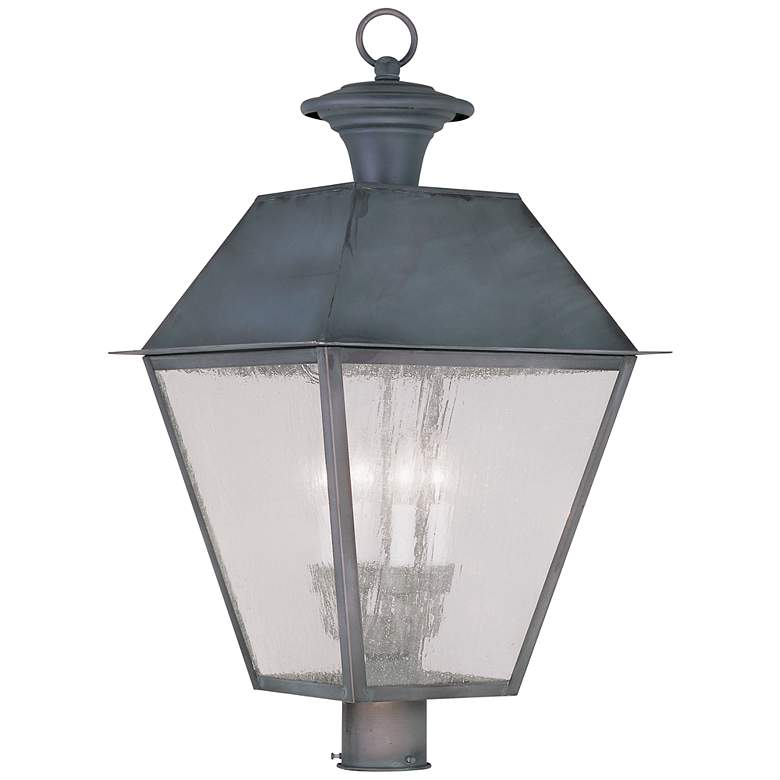 Image 1 4 Light Charcoal Outdoor Post Top Lantern