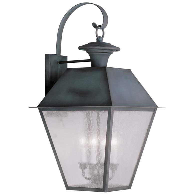 Image 1 4 Light Charcoal Outdoor Wall Lantern