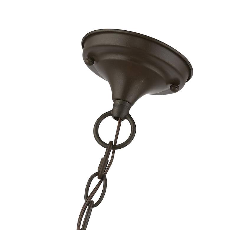 Image 6 4 Light English Bronze Convertible Pendant / Semi-Flush more views